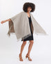 Women's One Size Light Brown Travel Wrap Front View Swing
