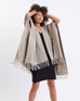 Women's One Size Light Brown Travel Wrap Front View