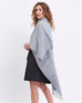 Women's One Size Light Gray Travel Wrap Side View Drape Over Shoulder